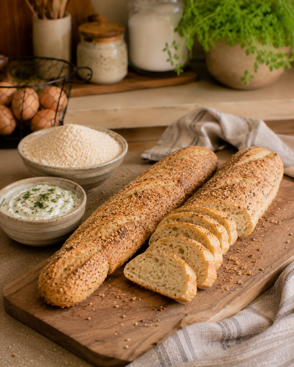 Baguette Crocante VS22 sin Harina Blanca