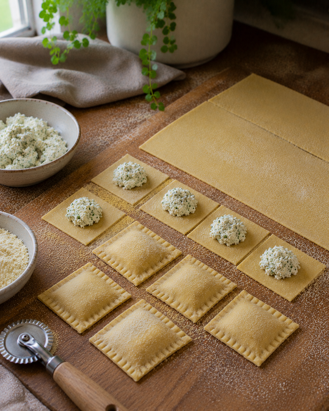 Masa Maestra VS22 para Pastas Rellenas Sin Harina Refinada