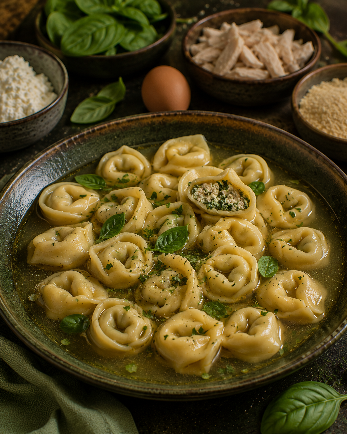 Tortellini VS22 de Pollo y Espinaca