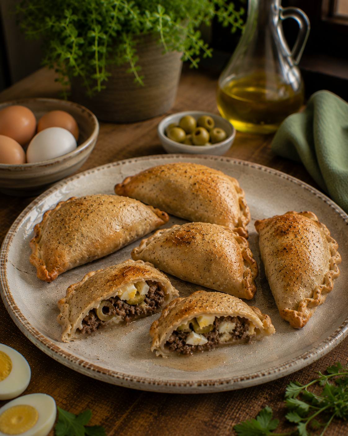 Empanadas VS22 De Carne Picada A La Plancha, Huevo Y Aceituna Medida