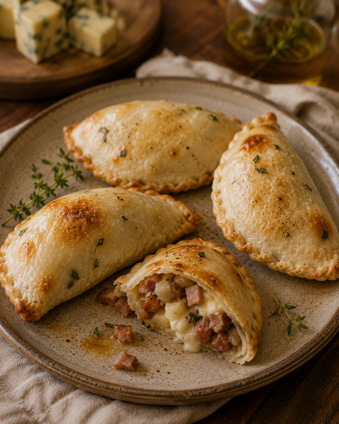 Empanadas VS22 De Panceta Medida, Pera Asada Y Queso Azul Opcional