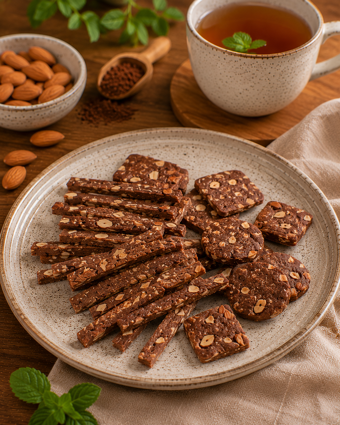 Palitos VS22 de Cacao Amargo y Almendra
